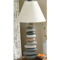 Balanced Stone Lamp