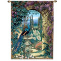 The Peacock's Garden Wall Tapestry: Large