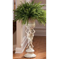 Les Filles Joyeuses Neoclassical Pedestal Urn